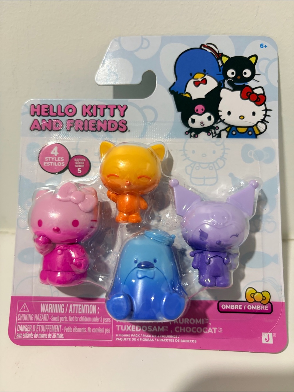 Hello Kitty & Friends Series 5 Ombre 4 Figure Pack Jazwares NIP